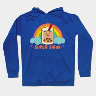 Super Shiok Bubble Tea Cute Colourful Rainbow Funny Singlish Hoodie